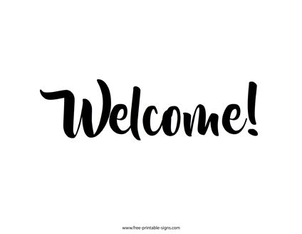 Download this printable Welcome sign and use it to invite people in your store. It’s a free and simple way to welcome anyone to your business. Welcome Font Style, Welcome Font, Opening Hours Sign, Wanted Sign, Welcome Printable, Business Hours Sign, Printable Signs Free, Do Not Enter Sign, Spring Arrangements