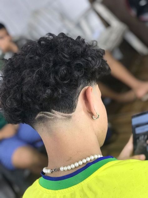 Taper Fade Design, Fade Haircut Designs, Hair Designs For Men, Hair Twists Black, Boy Braids Hairstyles, High Fade Haircut, Waves Haircut, Braids For Boys, Men Haircut Curly Hair