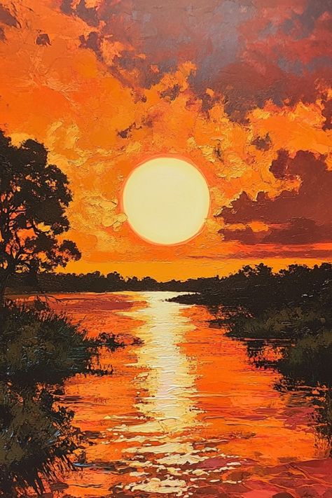 Orange Sky Symbolic Meaning (Energy and Danger) Paintings With Deep Meaning, Orange Symbolism, Orange Galaxy, Attracted To Someone, Red Orchids, Orange Sky, Galaxy Painting, Deep Meaning, Red Sky