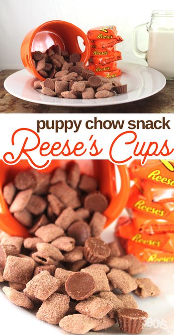 Reeses Puppy Chow, Peanut Butter Puppy Chow, Best Puppy Chow Recipe, Peanut Butter Muddy Buddies, Puppy Chow Snack, Puppy Chow Chex Mix Recipe, Chex Mix Puppy Chow, Muddy Buddy, Reese's Peanut Butter Cup