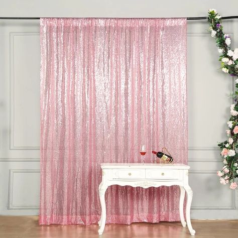 Pink Sequin Backdrop, Sequin Photo Backdrop, Event Background, Sequin Curtains, Photography Booth, Pipe And Drape Backdrop, Sequin Backdrop, Pipe And Drape, Home Curtains