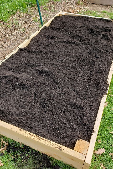 How To Prepare Raised Beds For Planting In The Spring Preparing Garden For Spring, How To Prepare A Raised Garden Bed, Raised Garden Bed Soil, Vegetable Garden Soil, Raised Herb Garden, Garden Preparation, Garden Prepping, Raised Vegetable Gardens, Raised Flower Beds