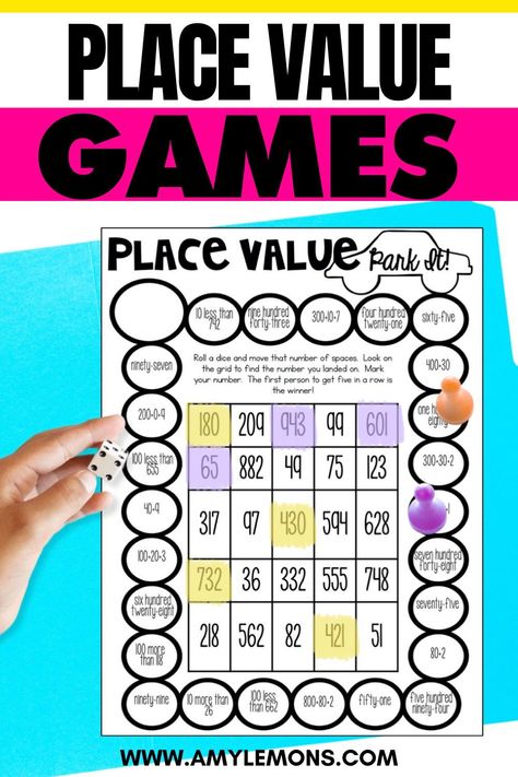 Get ready for place value fun with these place value partner games! Explore interactive activities and free math worksheets designed to reinforce place value concepts for 1st and 2nd graders. From base-ten block challenges to exciting race games, these free place value activities make learning hands-on. Place Value Small Group Activities, Second Grade Place Value, Place Value Games 4th Grade, 2nd Grade Place Value, Free Place Value Activities, Place Value Games 2nd Grade, Place Value Games 3rd, Hands On Place Value 2nd Grade, Place Value Manipulatives