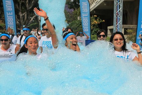 Bubble Run- Foamy Fun! Bubble Run, Church Fundraisers, Fitness Event, Bubble Fun, Shirts Diy, Mud Run, Fit Couple, Fitness Motivation Pictures, Running 5k