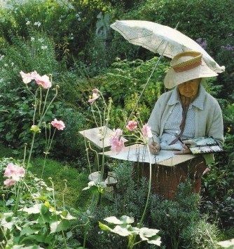 Garden With Flowers, Tasha Tudor, Old Woman, Village Life, English Cottage, Garden Cottage, Beatrix Potter, Permaculture, Country Life