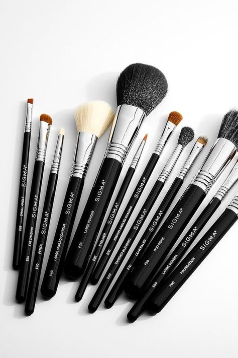 Best Sigma Makeup Brushes Japanese Makeup Products, Sigma Makeup, Sigma Makeup Brushes, Milani Baked Blush, Sigma Brushes, Beauty Youtubers, Buy Makeup, Makeup Accesories, Japanese Makeup