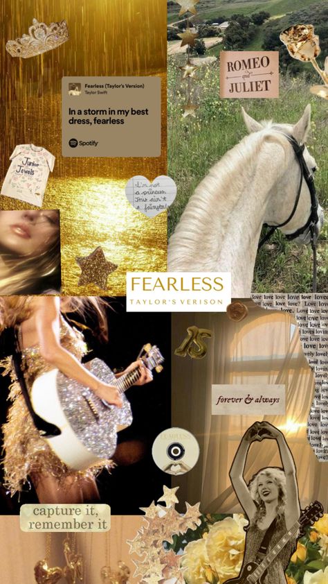 fearless taylor’s version aesthetic, fearless taylor swift wallpaper collage Fearless Aesthetic Wallpaper, Taylor Swift Fearless Wallpaper, Fearless Wallpaper, Fearless Aesthetic, Fearless Taylor Swift, Taylor Swift Fearless, Wallpaper Collage, Taylor S, Taylor Swift Wallpaper