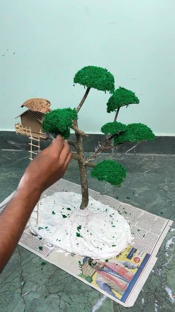 Shell Tree, Coconut Shell Crafts, Diy Tree, Tree Craft, Tree Crafts, Cardboard Crafts, Coconut Shell, Shell Crafts, Coco