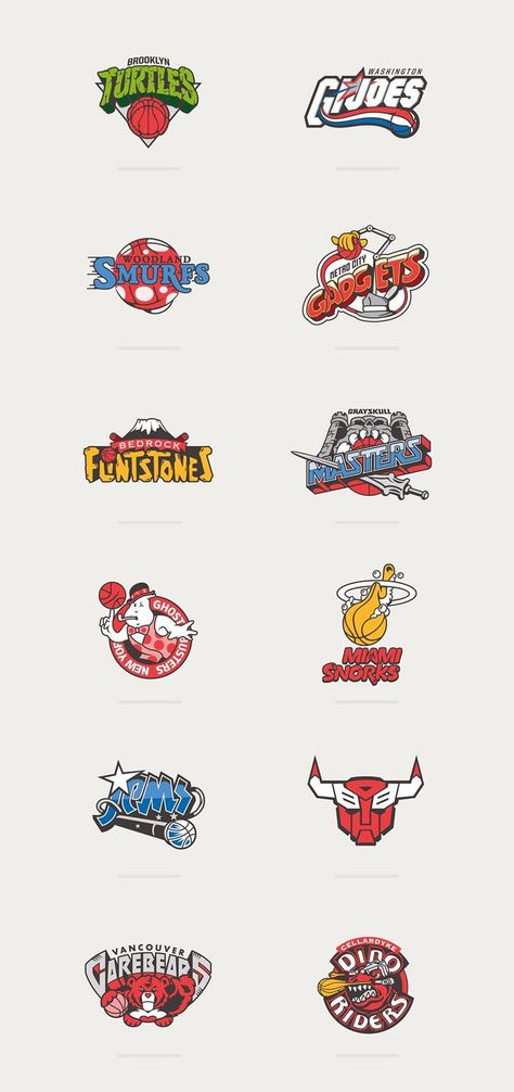 80s Cartoons Meet Basketball Logos... SO GOOOD! Basketball Logo Design, Friendly Animals, Ball Logo, Sports Logo Inspiration, Fantasy Basketball, Mascot Logos, Basketball Logo, Sport Logo Design, Logo Basketball