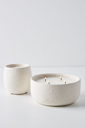 Candle Vessels, Cement Candle, Soya Mumu, Candle Projects, Big Candles, Pottery Candle, Concrete Candle, Buy Candles, Aesthetic Candles