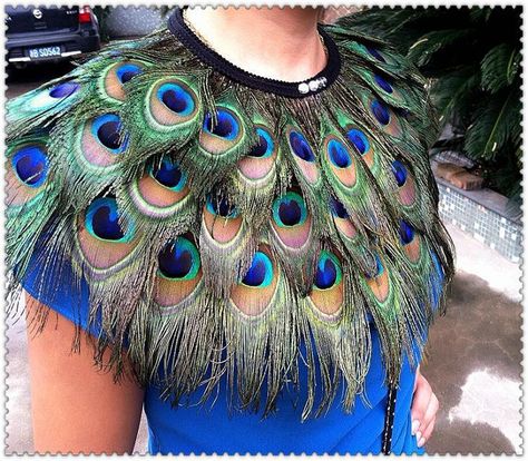 Peacock Costume, Feather Cape, Cape Shawl, Peacock Dress, Party Costumes, Peacock Color, فستان سهرة, Feather Jewelry, Up Halloween