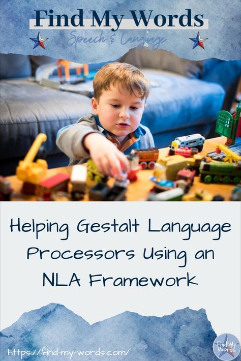 A boy playing with a train Gestalt Language Processing, Special Education Reading, Parent Board, Social Emotional Development, Speech Therapy Materials, Speech Activities, School Sets, Speech Pathology, Speech Language Therapy