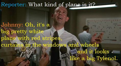 Movies-Quotes-Airplane-Johnny Airplane Mode Quotes, Airplane Movie Quotes, Funny Movie Clips, Johnny Movie, Classic Movie Quotes, Flight Memes Funny, Airplane Meme, Plane Pilot Memes, Best Movie Posters