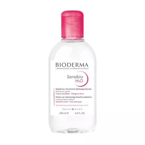 Bioderma Sensibio H2O Micellar Water Makeup Remover - 8.33 fl oz | Target Bioderma Micellar Water, Night Time Skin Routine, Water Makeup, Bioderma Sensibio, Micellar Water, Skin Routine, Travel Items, Makeup Remover, Serum