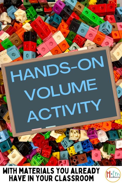 Volume is can be a tricky concept for my fifth graders to understand. They always want to revert back to their fourth grade knowledge of area and perimeter. I’ve finally settled on a hands-on activity that allows the kids to explore volume and discover the volume formula on their own. Functional Math Activities, Volume Activities 5th Grade, Volume Math Activities, Surface Area Activities, Volume Lessons, Area And Perimeter Formulas, Volume Formula, Teaching Volume, Perimeter Activities