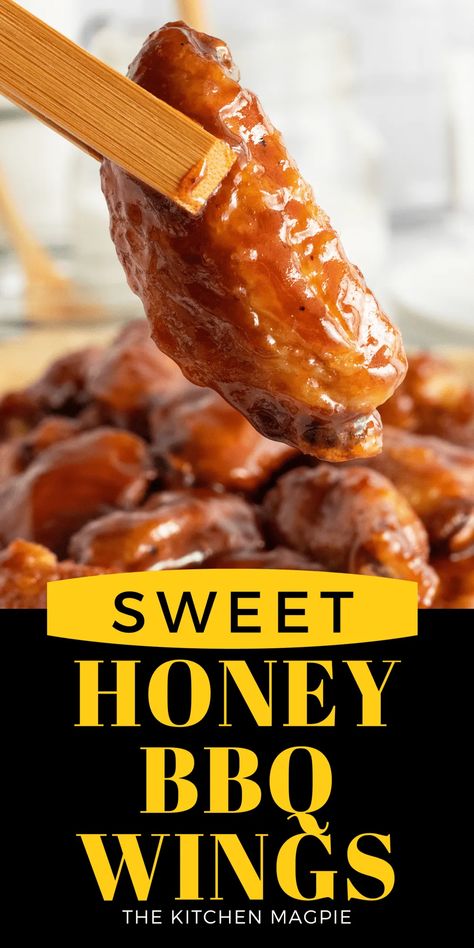 Honey BBQ Wings are everything a wing should be, crispy and juicy with a sweet and sticky sauce. Always a family favorite. Wings Flavors, Honey Barbeque Chicken, Easy Appies, Honey Bbq Wings Recipe, Sticky Wings Recipe, Chicken Wing Sauce Recipes, 2017 Hairstyles, Honey Bbq Chicken Wings, Wings Fried