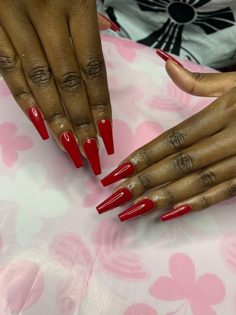 Red Dope Nails, Slay Nails, Makeup Stuff, Short Acrylic, Long Acrylic, Short Acrylic Nails Designs, Dope Nails, Short Acrylic Nails, Long Acrylic Nails