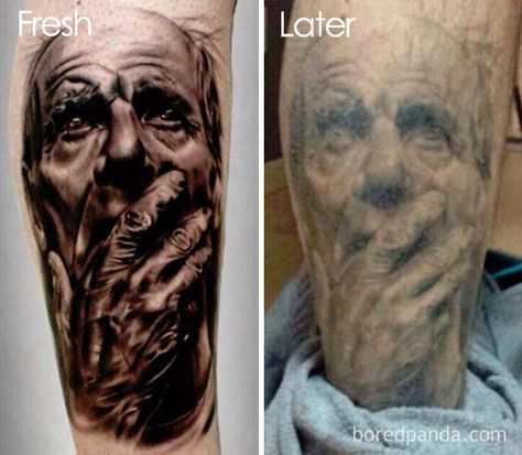 Thinking Of Getting A Tattoo? These 10+ Pics Reveal How Tattoos Age Over Time Faded Tattoo, Tattoo Shading, Tattoos Mandala, Maori Designs, Tattoos Geometric, Healing Tattoo, Tattoos Skull, Shading Techniques, Cool Small Tattoos