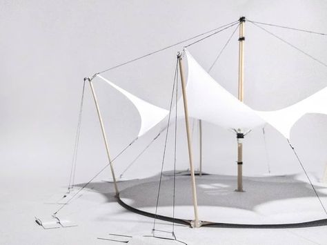 Tensile Structure Model by @rekhlitskiy #archmodel #archilife #architect _________________________ . Use #arcfly tag to get featured. .… Tensile Structure Model, Site Analysis Architecture, Structural Model, Shell Structure, Membrane Structure, Tensile Structures, Pavilion Architecture, Fibreglass Roof, Architecture Concept Diagram