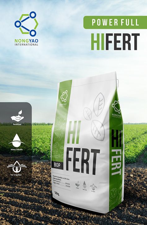 Hi FERT on Behance Agro Creative Ads, Fertilizer Advertising, Fertilizer Packaging Design, Agriculture Ads, Product Flyer Design, Agriculture Design, Presentation Design Layout, Packaging Design Trends, Advertising Graphic Design