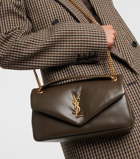 Ysl Bag Outfit, Cult Gaia Bag, Tods Bag, Luxury Bags Collection, Bag Outfit, Bag Obsession, Yves Saint Laurent Bags, Brown Shoulder Bag, Raffia Bag