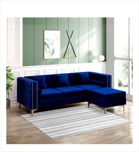 MJKONE SECTIONAL Couches L Apartment Shaped Sofa Design Living Rooms Luxury, Modern Living Room Sofa Set, Living Room Furniture Inspiration, Sofa Design Ideas, L Shaped Sofa Designs, Contemporary Sofa Design, Blue Couch Living Room, Sofa Design Wood, Wooden Sofa Set Designs