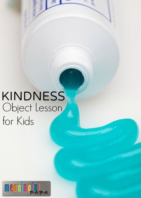 Teaching Kids to be Kind - Christian Object Lesson for Kids - Bible Activities for Sunday School