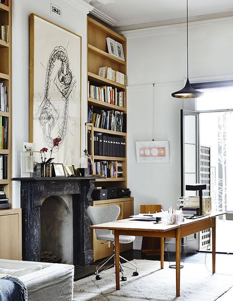 Decor Studio, Melbourne House, Modern Victorian, Victorian Terrace, Design Del Prodotto, Diy Desk, Style At Home, Home Library, A Living Room