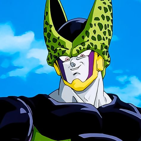 Perfect Cell Pfp, Dbz Perfect Cell, Perfect Cell Icon, Perfect Cell Dbz, Dragonball Characters, Dbz Cell, Cell Perfecto, Cell Dragon Ball, Imperfect Cell