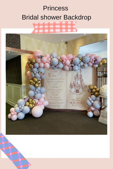 Planning a princess-themed bridal shower? 
Visit here to check out this fairytale backdrop on Etsy! If you are looking for princess bridal shower decorations, then this is the photo backdrop for you. Get inspired to display this custom backdrop at your bachelorette party. DIY bridal shower backdrop, lightweight and easy to hang. Can be used indoors or outdoors Dusty Blue Wedding Backdrop, Diy Bridal Shower Backdrop, Blue Wedding Backdrop, Bachelorette Party Diy, Fairytale Backdrop, Princess Bridal Shower, Fairytale Bridal Shower, Book Backdrop, Engagement Backdrop