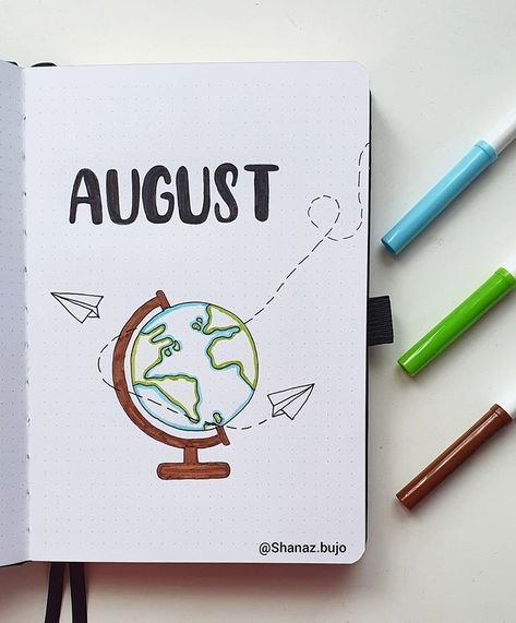 Goodbye August, Bullet Journal Cover Page Ideas, Journal Cover Page Ideas, Bullet Journal August, Bullet Journal 2024, Cover Page Ideas, Journal Cover Page, Bullet Journal Cover, Bullet Journal Cover Page