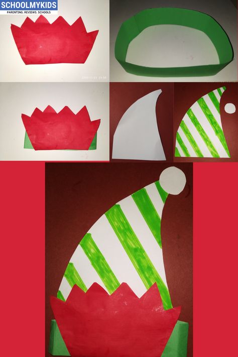 Let’s follow these simple instructions to know how to make DIY elf headband crafts for kids. Headband Crafts For Kids, Elf Headband, Diy Elf, Elf Hats, Headband Crafts, Elf Hat, Kindergarten Art, How To Make Diy, Activity Games