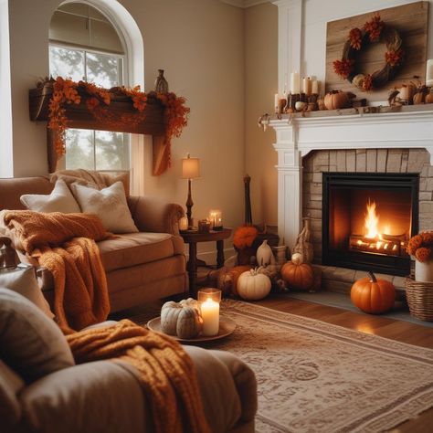 Discover innovative fall decor ideas that bring warmth and style to your home this season! Click for tips and inspiration! Autumn Home Aesthetic, Cozy Fall Living Room, House Pics, Fall Living Room, Fall Decor Ideas, Home Aesthetic, Fall Home, Cozy Fall, Fall 2024