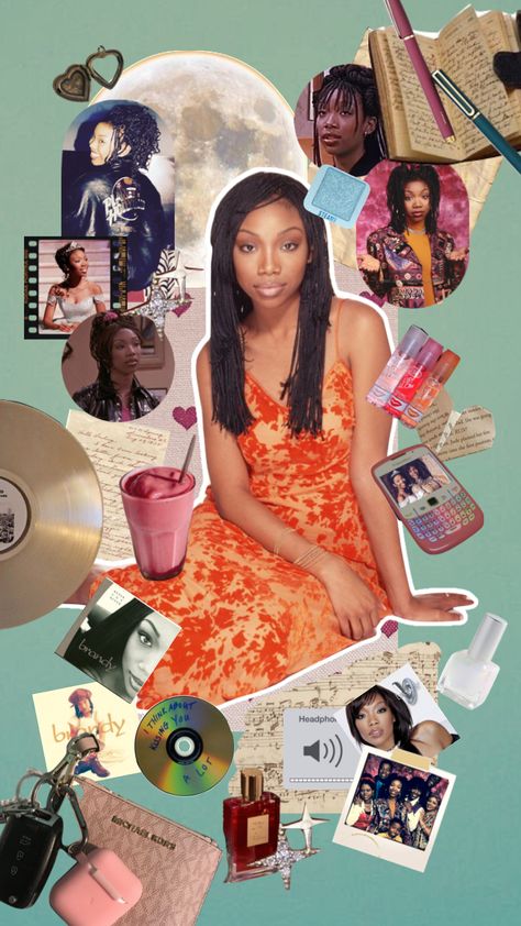 #brandynorwood #brandy #moesha Moesha Diary, Brandy 90s Fashion, Moesha Aesthetic, Brandy Norwood 90s, Brandy Moesha, Brandy Wallpaper, R B Wallpaper, R&b Aesthetic, 90s Theme Party Outfit