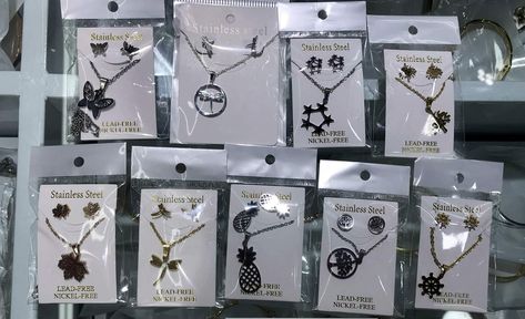 Price for Stainless Steel Jewelry in Yiwu Wholesale Market Toy Catalogs, Wholesale Jewelry Supplies, Paper Pop, Shop Fittings, Holiday Market, Store Displays, Stainless Steel Necklace, Pricing Jewelry, Steel Jewelry