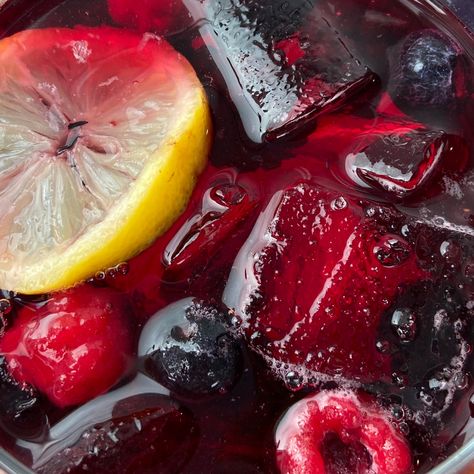 Mixed Berry Aesthetic, Sangria Color Aesthetic, Sangria Aesthetic Summer, Sangria Aesthetic, Blackberry Aesthetic, Modern Persephone, Berries Aesthetic, Sangria Drink, Raspberry Cordial