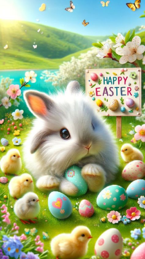 happy Easter🐰🥚🧺 Easter Holidays Pictures, Happy Easter Images Pictures Beautiful, Happy Easter Day Image, Happy Easter Images Happy Easter Images Beautiful, Easter Bunny Wallpaper, Easter Animation, Cute Easter Pictures, Happy Easter Art, Happy Easter Images