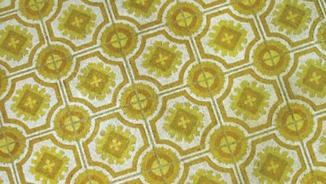 I'm pretty sure this was our pattern of linoleum on the kitchen floor. 60s Interior, 70s Home, Linoleum Flooring, Retro Interior, Vintage Floor, Floor Patterns, Linoleum, Home Decor Trends, The 1970s