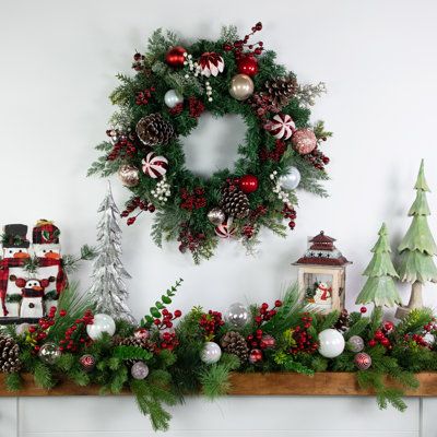 Christmas floral decor