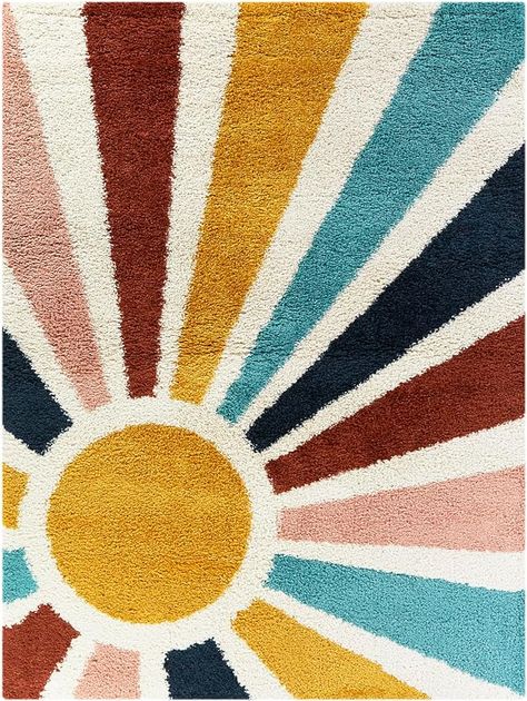 House Planning, Rainbow Rug, Target Rug, Yellow Area Rugs, Shag Area Rug, Geometric Area Rug, Nebraska Furniture Mart, Online Home Decor Stores, Tufted Rug