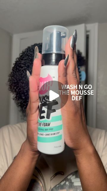 Michal C. | Content Creator on Instagram: "My favorite. I always love the results this mousse gives my curls.   Mousse def a W.   Product @ilovethedoux the mousse def   #washngo #ilovethedoux #curls #definedcurls #washandgo #hairmousse #naturalhair" Moose Curls Hair, Curling Mousse For Natural Hair, Mousse On 4c Hair, Curly Hair Mousse Products, The Doux Mousse Twist Out, Moose For Curly Hair Natural Curls, Doux Mousse On 4c Hair, Middle Part Wash And Go Natural Hair, Curl Mousse For Natural Hair