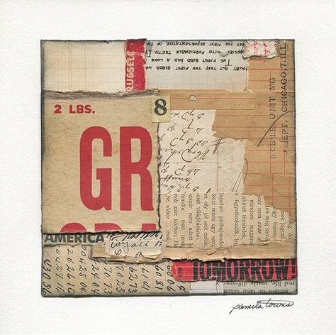 Tempering Expectations | Pamela Towns Pamela Towns, High Contrast Photos, Collage Journal, Chasing Waterfalls, Vintage Papers, Ink And Watercolor, Selling Artwork, Assemblage Art, Art Series