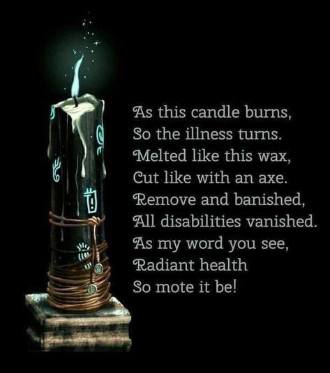 Illnesses banishment spell Banishment Spell, Witchy Candles, Candle Magic Spells, The Old Ways, Witchcraft Books, Wiccan Magic, Healing Magic, Magic Day, Magic Quotes