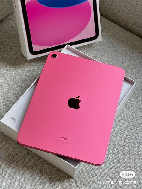 Ipad 10th Generation Pink, Apple Ipad 10th Generation, Ipad 10th Generation, Ipad Essentials, Computers Tablets And Accessories, Pink Lifestyle, Iphone Obsession, Pink Apple, Pink Girly Things