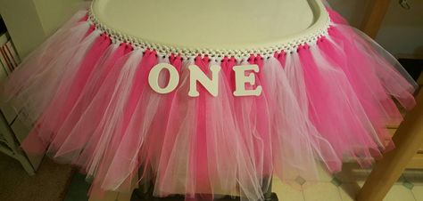 Tutu Decorations, High Chair Decorations, High Chair Tutu, Tutu Cakes, Party Veil, Cake Smash Props, White Tulle Skirt, Tutu Party, First Birthday Party Decorations