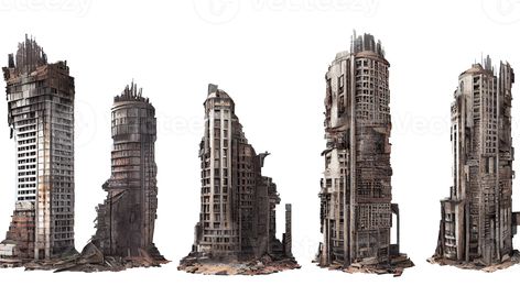 Bg Background, Zombies Apocalypse Art, Ruined Buildings, Motivation Poetry, City Ruins, Graphic Deisgn, Post Apocalyptic City, Buildings Artwork, Broken City