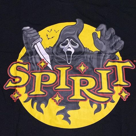 Spirit Halloween Logo, Mall Rats, Spirit Logo, Spirit Costume, Ballora Fnaf, Michael Myers Shirt, Halloween Logo, Scream Franchise, Black Halloween Dress