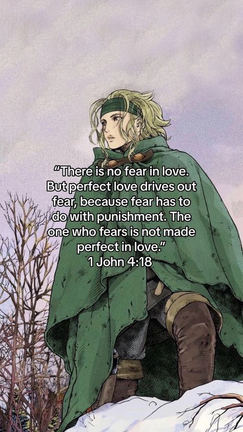 Bible Verses Anime Bible Verse, Warrior Bible Verses, Hild Vinland Saga, Vinland Saga Quotes, Anime Verse, Hero Quotes, Life Advice Quotes Inspiration, Jon Jones, Christ Quotes