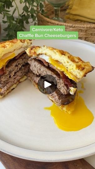 261K views · 22K reactions | ✨RECIPE✨

1 egg
1/2 cup mozzarella 

Mix together and cook for a few minutes in your mini waffle maker. Makes 2 mini waffle buns 

Follow @itscourtneyluna for more carnivore + keto recipes 🤝

#carnivorerecipes #ketorecipes #carnivorediet #carnivore #glutenfreebread #ketobread | Carnivore Diet | Animal Based | Keto | itscourtneyluna · Original audio Mini Waffle Recipe, Carnivore Keto, Mini Waffle Maker, Scd Diet, Waffle Iron Recipes, Ketones Diet, Keto Burger, Waffle Maker Recipes, Cheeseburger Recipe