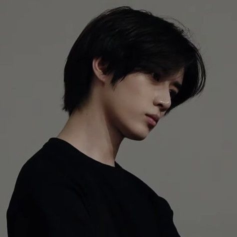 Beomgyu Icon, Txt Icon, Trust Me, Not Mine, Black Hair, Hair, Black